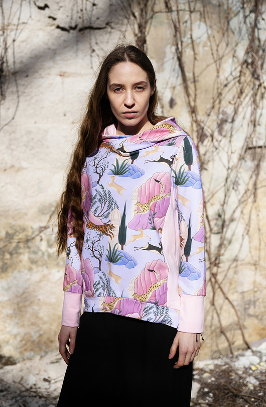 bluza z kapturem damska Bluza z kapturem Fantastyczne Tygrysy