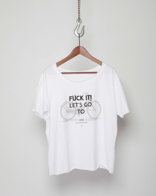 t-shirt damskie Tshirt F*CK IT!