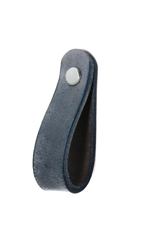 gałki do mebli Skórzany uchwyt meblowy COLORISO SLATE GRAY