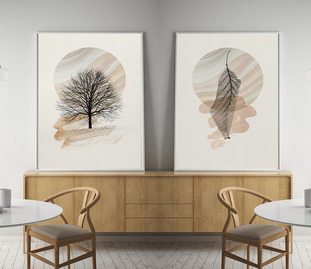 zestaw grafik  50x70 cm Milo Mi