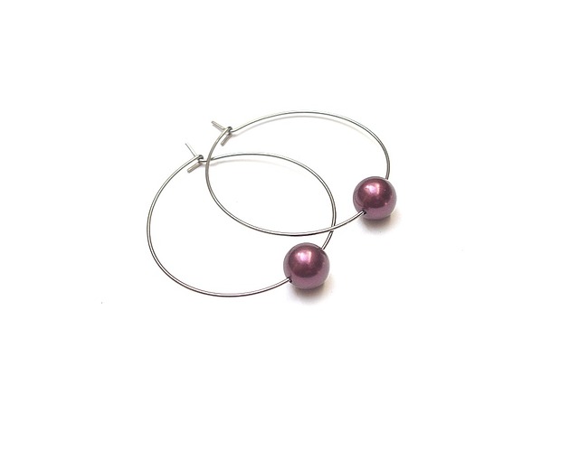 Alloys Collection /one pearl/ BURGUND KiKa pracownia