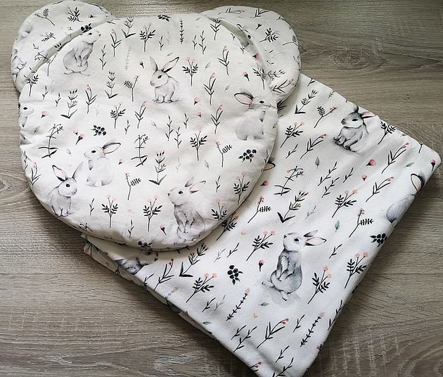 Otulacz Bambusowy + Podusia miś Mi Bebe