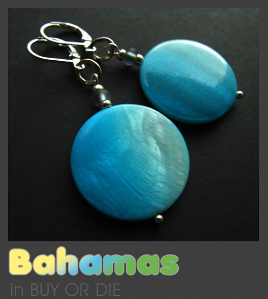 Bahamasss - kolczyki Buy or Die