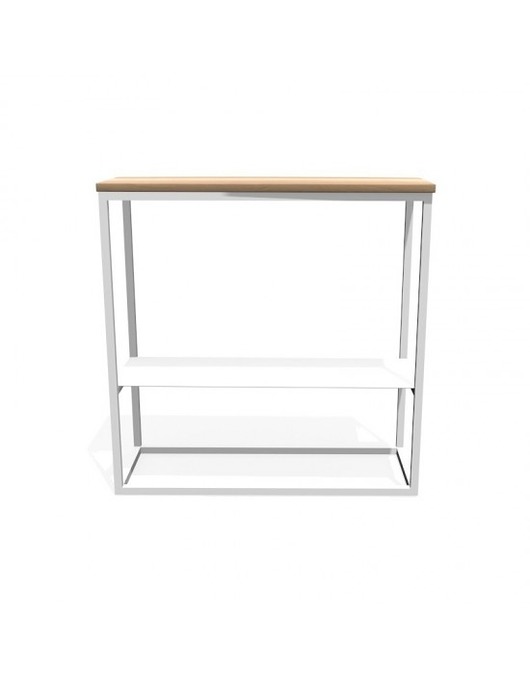 GABRIELLE - konsola z dębowym blatem Papierówka Simple form of furniture