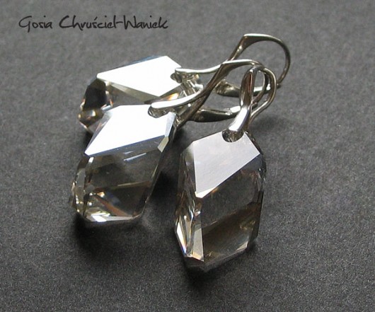 kryształ Swarovski i srebro - komplet. Gosia Chruściel-Waniek