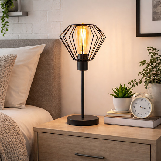 lampy stołowe Druciana lampka nocna do czytania w sypialni TAZA LOFT