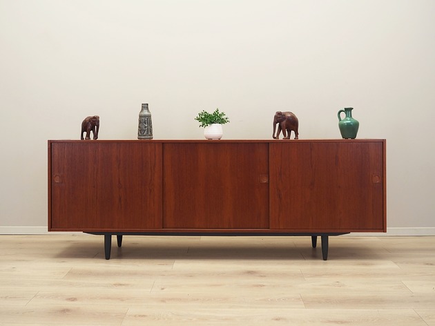 komody i szafki Sideboard tekowy, duński design, lata 70, produkcja: Dania