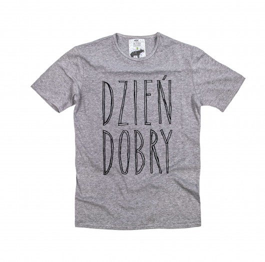 T-shirt męski 'dzień dobry'' dziendobry