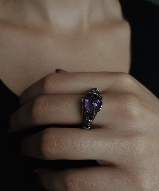 pierścionki srebrne Pierścionek Kwiat Lilith