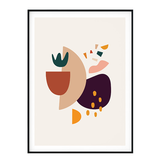 Plakat skandynawski Jesienna abstrakcja no. 14 myscandi