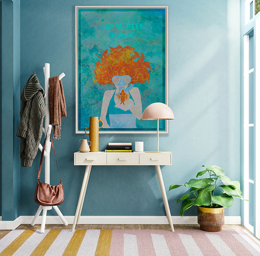 plakaty Rafa koralowa - plakat 50x70 cm fine art