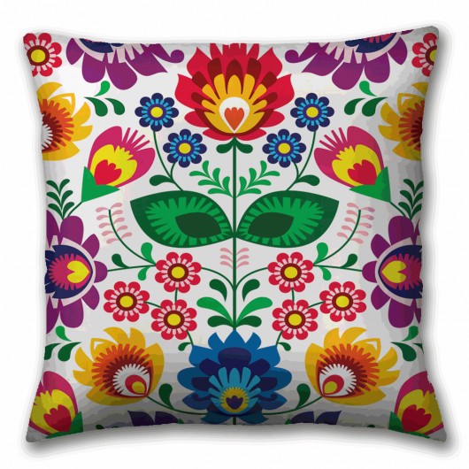 poduszki, poszewki - różne Poszewka Na Poduszkę "Folk"