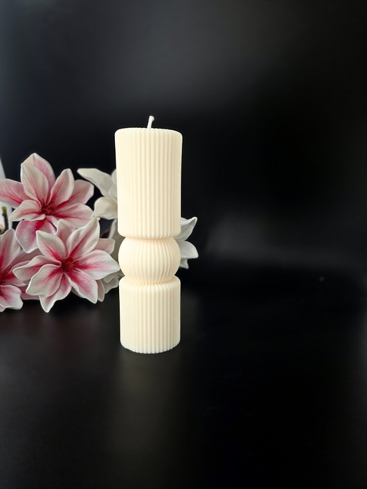 świeczniki i świece Świeca sojowa Pillar No 2