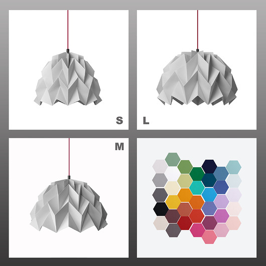 lampy wiszące Stwórz własną lampę origami ICEBERG!