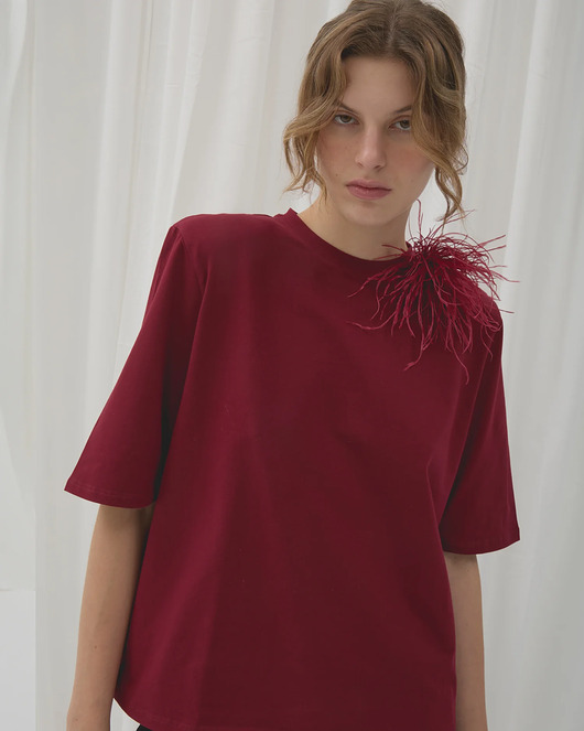 t-shirt damskie T-Shirt Art wine