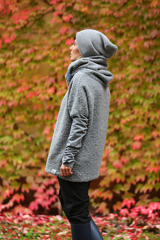 BLUZA CLASSIC/R - swetrowa z dodatkiem wełny Nubee