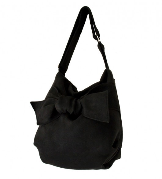 bow medium bag  /  black MOONAXA