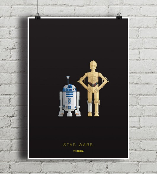 Star Wars - plakat minimalmill