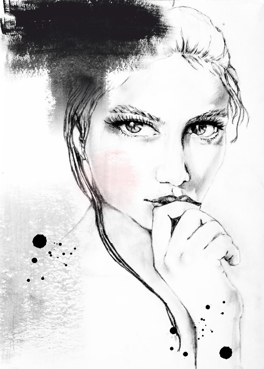 ILUSTRACJA  HYPNOSE 50X70 eclectic living