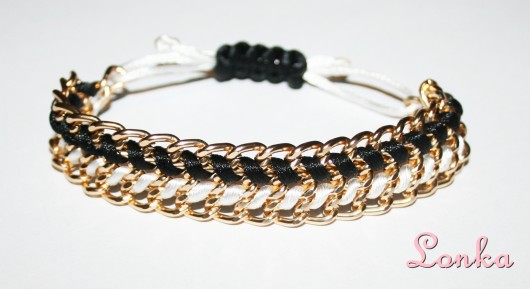 Bransoletka Lonka Jewelry / black&white Lonka Jewelry