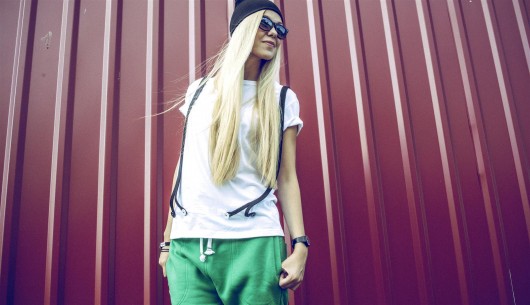 LONG PANTS UNISEX 2 BUTTONS dresowe - zielone Button