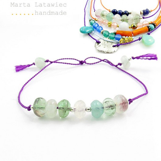 Mini fioletowa z fluorytem Marta Latawiec