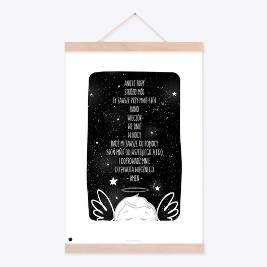 PLAKAT Aniele boży galaxy A3 XXXinterjoprint