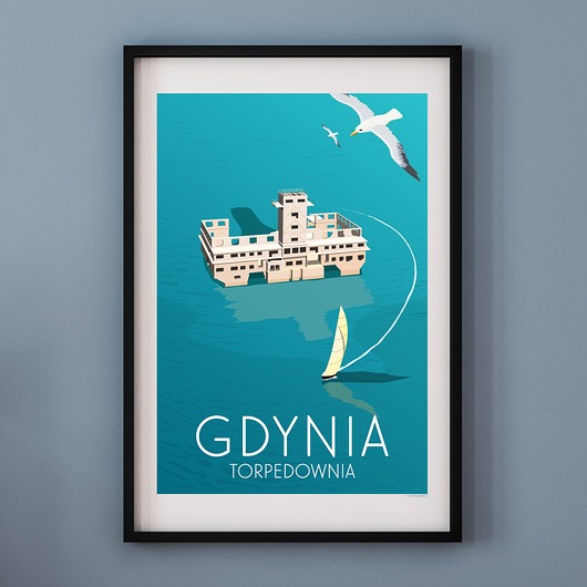 plakaty Plakat GDYNIA TORPEDOWNIA
