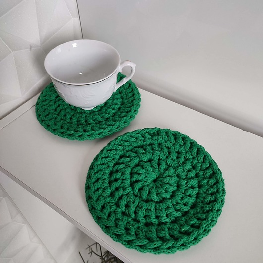 podkładki do kuchni Podkładka pod kubek ze sznurka 17cm