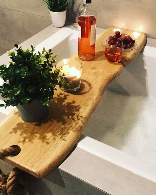 dodatki - łazienka - różne Deska na wannę  PÓŁKA NA WANNĘ