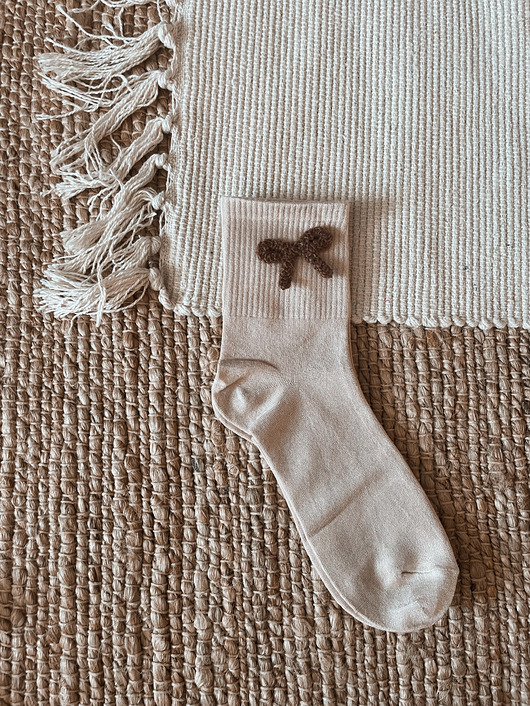 skarpetki damskie Skarpety damskie wiosna kokarda