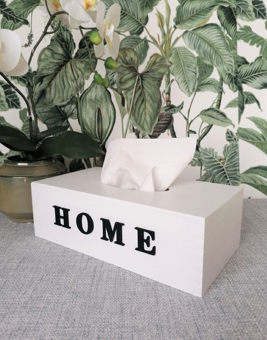 skrzynki, kufry i pudła Pudełko na chusteczki- Home- 02