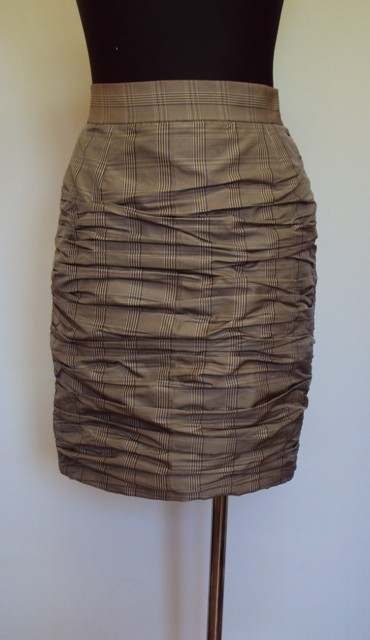 (38r) drapowana w kratkę MM FASHION