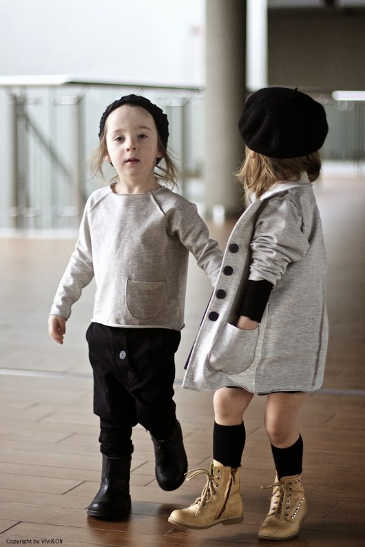 Buttons Pants - czarne Mon chou
