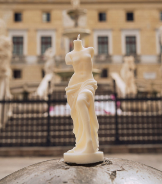 Świeca Venus Kość Słoniowa Erudite