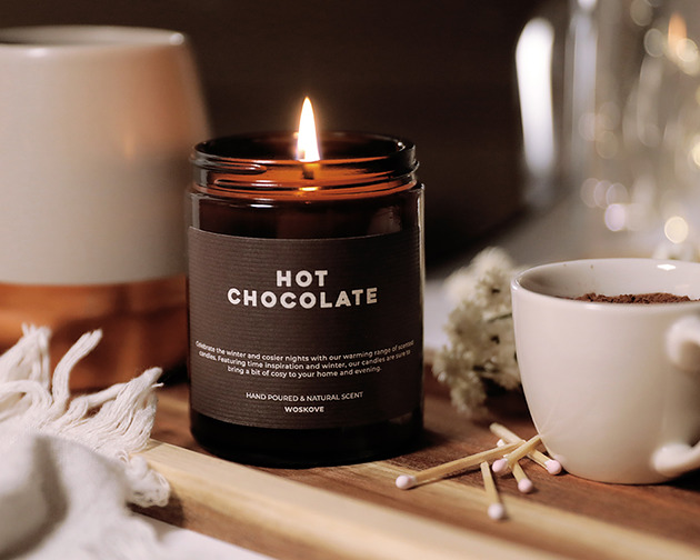 świeczniki i świece HOT CHOCOLATE - świeca sojowa