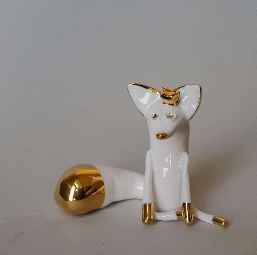 Król lis Pangzi Ceramics