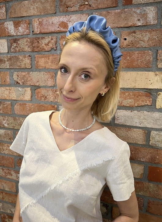 opaski do włosów Opaska marszczona Milou maxi