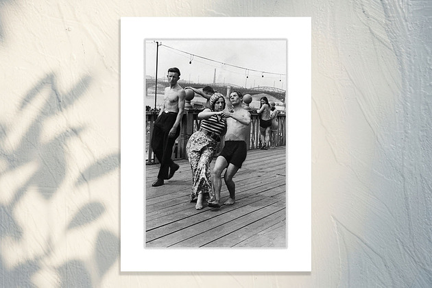 fotografia Fotografia z passe-partout: Tańcząca para