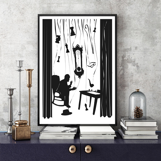 Czas... 100x70 cm. Parallel World