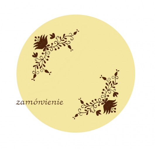 zamówienie haftowane serwetki kremowe 2szt home variety