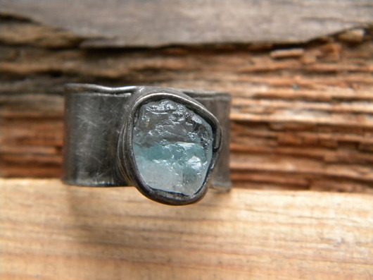 Roman Ancient Ring ;) surowy topaz Beata Trotter
