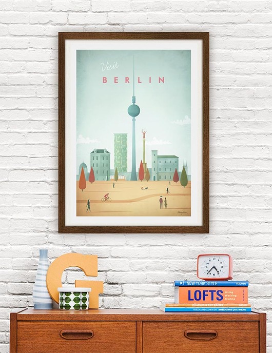 plakaty Berlin - vintage plakat 50x70 cm
