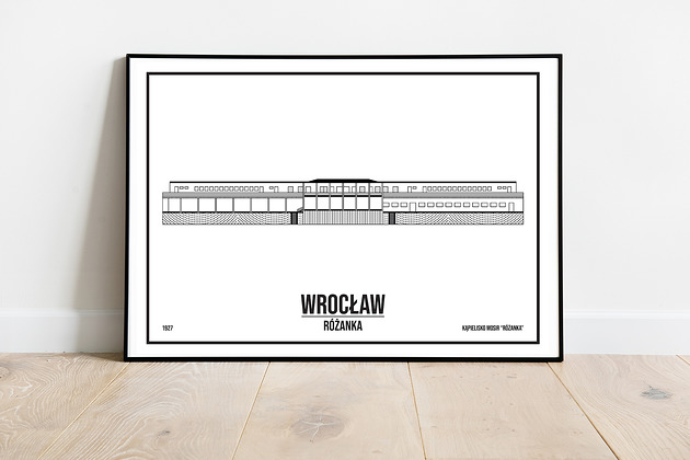 Plakat "Różanka" Pracownia Witryna