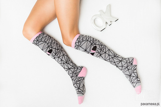 Skarpetki MAD SOCKS Spider grey MAD Socks