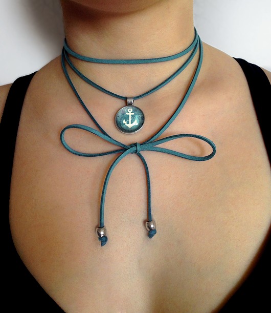 Choker Kotwica - 0767 EGGinEGG