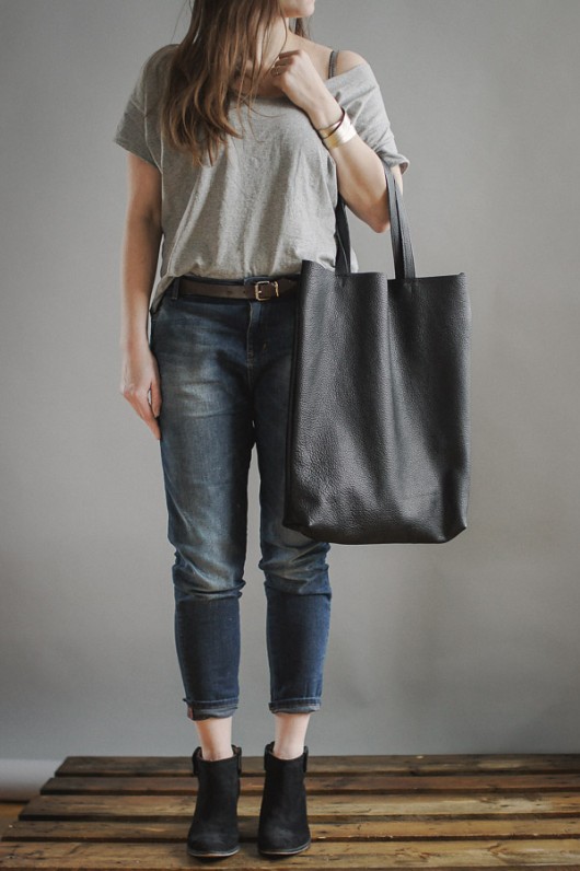 Tote Black Large patkas