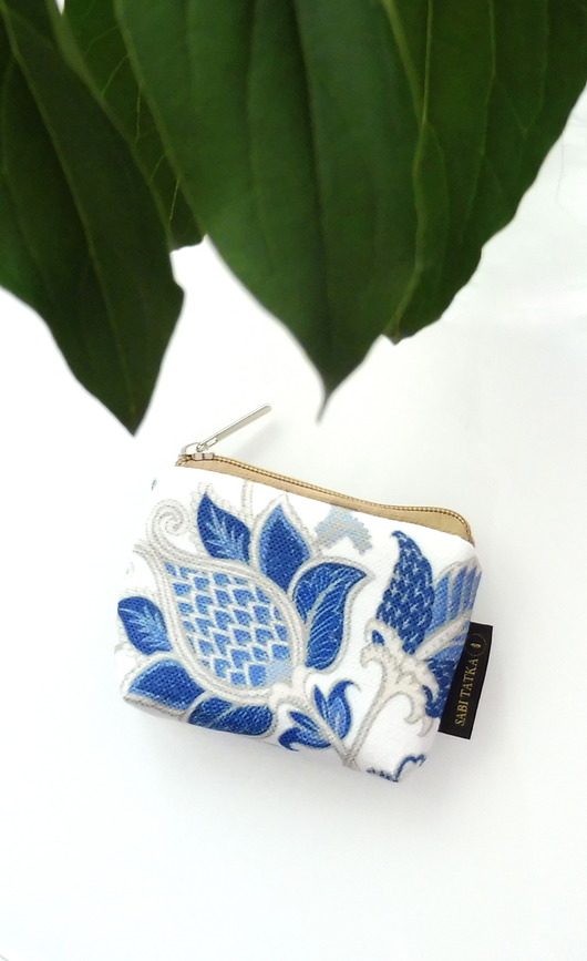 portfele damskie Portfel card holder Orientalne kwiaty