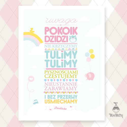 Obrazek z imieniem / Uwaga! Dzidzia! MINIMETRY