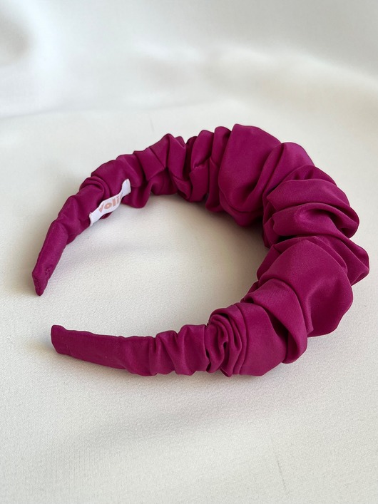 opaski do włosów Opaska marszczona Blush maxi